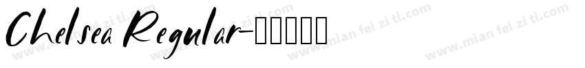 Chelsea Regular字体转换